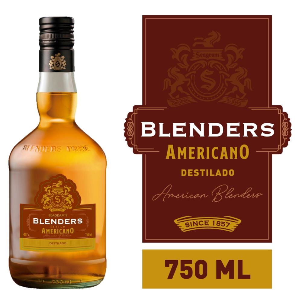 Whisky Blenders Estilo Americano 40° Botella