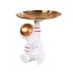 thumbnail image 2 of Estatuilla Bandeja De Almacenamiento Estatua Soporte Para Teléfono Llaves Dulces Para Decoración De Oficina Dorado, 2 of 3