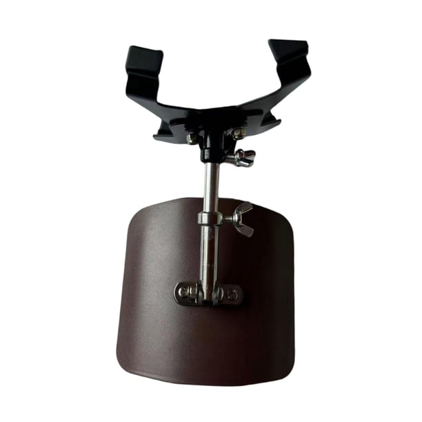 Soporte de guitarra Reposapiés de guitarra Soporte de guitarra profesional práctico ajustable para guitarristas Accesorios de bajo de guitarra popular Alicate negro