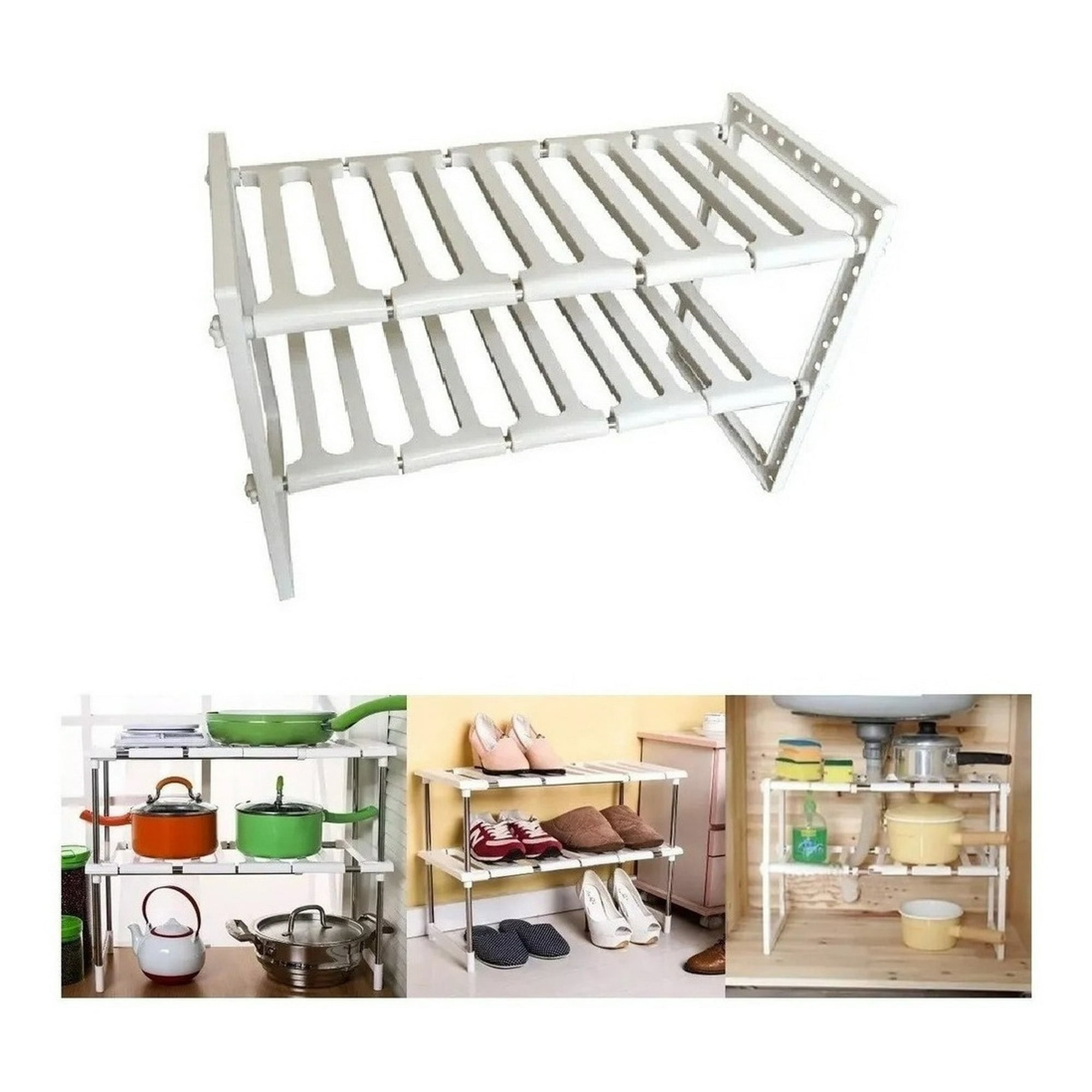 Genérico - Estante Ajustable Organizador Multiuso Cocina Baño Dormitorio