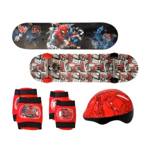 Skateboard Con Accesorios Spiderman Marvel