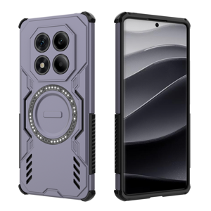 Funda Foxdock Para Xiaomi Redmi Note 14 Pro 4G , Magnética, Resistente A Golpes, Con Soporte, Unisex, Carga Inalámbrica