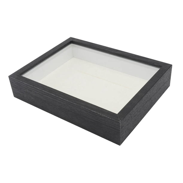 Marco De Fotos Con Marco De Caja De Sombra Para Regalos De Bricolaje, Ilustraciones, Fotos De Boda, Negro