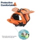 thumbnail image 2 of Chaleco salvavidas Petglad Wings con barbilla flotante para perros, color naranja M, 2 of 6