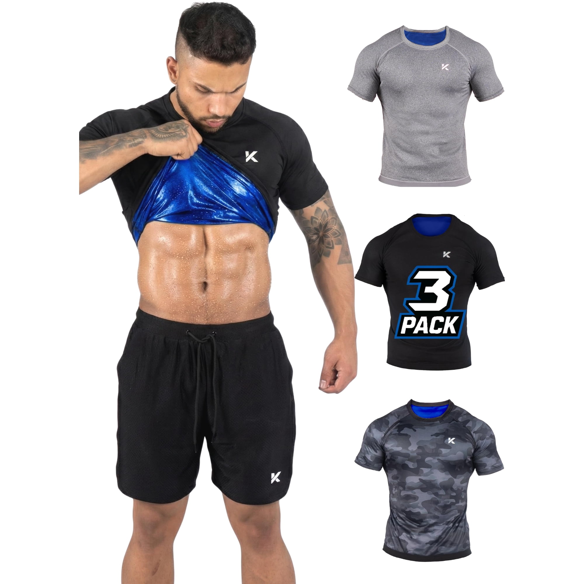 Traje De Sauna Kewlioo, Chaleco Deportivo Que Atrapa El Calor Para Hombre, 3xl