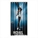 thumbnail image 1 of Cortina de ducha de Michael Jackson con ganchos (91 x 183 cm), 1 of 3