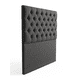 thumbnail image 1 of Respaldo 2 Plazas Capitone Gris Oscuro en Lino Premium, 1 of 4