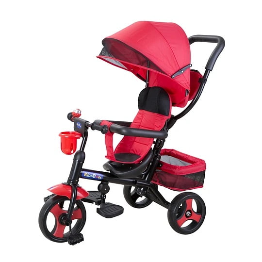 Kidscool - Triciclo 4 Funciones En 1 Rojo