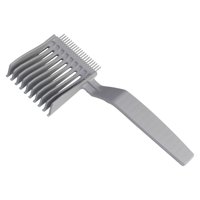 Magideal - Peine De Posicionamiento Curvo, Peine Superior Plano, Accesorios De Corte De Pelo, Herramienta De Estilismo De Peluquería, Peine Para Cortar El Pelo,