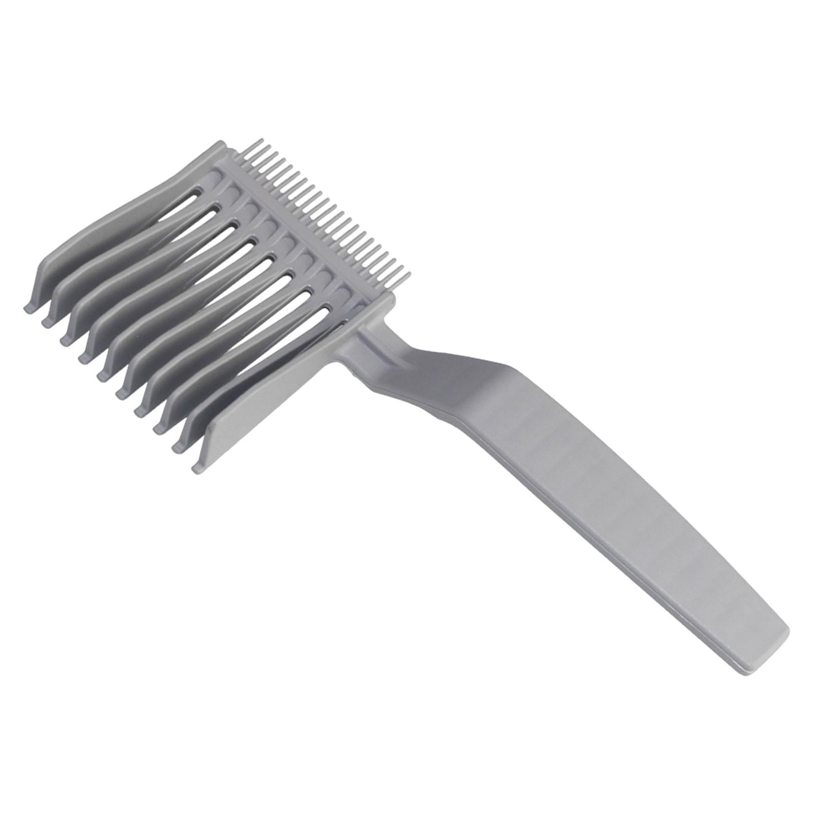 Magideal - Peine De Posicionamiento Curvo, Peine Superior Plano, Accesorios De Corte De Pelo, Herramienta De Estilismo De Peluquería, Peine Para Cortar El Pelo,