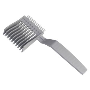 Magideal - Peine De Posicionamiento Curvo, Peine Superior Plano, Accesorios De Corte De Pelo, Herramienta De Estilismo De Peluquería, Peine Para Cortar El Pelo,