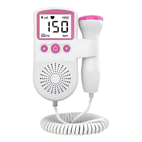 Genérico - Ecógrafo Doppler Fetal Portátil Latidos Corazón Bebé Jhn