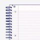thumbnail image 2 of Cuaderno Hamelin de renglones universitarios 22x28 cm, encuadernación de espiral y tapa dura, 2 of 9