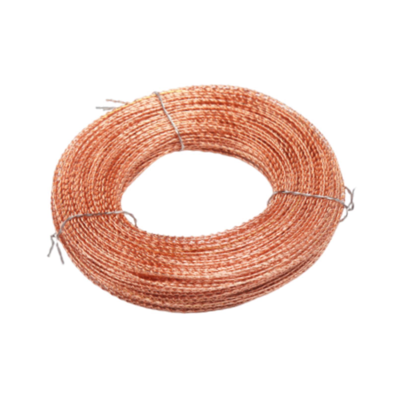 Magideal - Precinto De Alambre De Cobre, 30 M/40 M, Precinto Ciego De Seguridad De Alta Resistencia, Alambre De Hierro, Precinto De Seguridad Para Sistemas Eléct 30 Metros