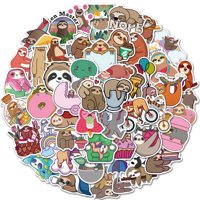 Estoykuku - Pack 50 Sticker Osos Perezosos Cute