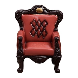 Magideal - Modelo De Sofá Para Casa De Muñecas 1:6 Con Sillón, Accesorios Para Casa De Muñecas, Muebles De Sala De Estar En Miniatura Para Micropaisaje De Jardín Marrón