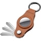 thumbnail image 1 of Organizador de llaves Airtag, llavero de cuero Apple AirTag, admite hasta 7 llaves, adecuado para llaves largas., 1 of 7
