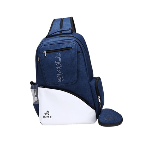 Raqueta de tenis de mesa, mochila bolsita de tenis de mesa versátil, almacenamiento portátil de manga de paletas de pingpong portátil para viajar al Marina de guerra