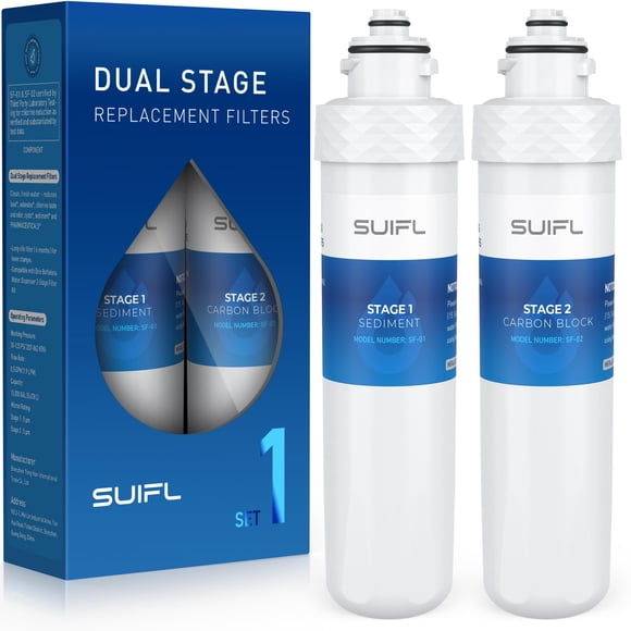 Kit de reemplazo de filtro de enfriador Suifl MIB200PKF de 2 etapas