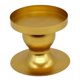thumbnail image 4 of Candelero Redondo De Hierro, Candelabro De Pilar Decorativo Dorado, Bandeja De Soporte, 4 of 5