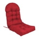 thumbnail image 3 of Cojín de respaldo alto para silla, cojín para tumbona, cojín impermeable para respaldo de asiento de exterior, cojín para patio exterior, jardín y pat Rojo, 3 of 5