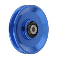 Magideal - Rodamiento Polea Rueda Accesorio De Gimnasio Universal Resistente Al Desgaste Fácil De Instalar 10 Mm De Diámetro Interior Para Ejercicio Accesorio De 105 Mm Azul