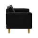 thumbnail image 5 of Sofa Retro 1C Felpa 01 Negro, 5 of 6