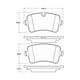 thumbnail image 3 of Pastillas Freno para auto Audi S4 Avant 2017-2023 Trasero, 3 of 5