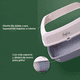 thumbnail image 3 of Arenero Gato Extension Anti Derrame Pala Caja Extra Grande Color Gris, 3 of 3