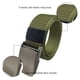 thumbnail image 3 of Cinturón táctico militar de lona elástica para hombre, ideal para senderismo y caza., 3 of 5