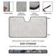 thumbnail image 2 of Alfabeto Lore Parasol para Parabrisas Delantero Protector Plegable, Visera Solar para Auto Bloquea Rayos UV Mantiene tu Vehículo Fresco 140cm*76cm, 2 of 6