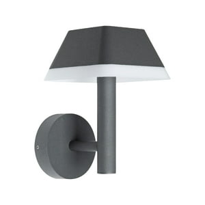 Want - Apliqué Led Farol Pro Grafito 12W Luz Cálida