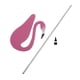 thumbnail image 4 of Campanas De Viento Swirl Bird Flamingo Para Jardín Al Aire Libre, Patio Trasero, Fiesta De Bodas, Rosa Oscuro, 4 of 5