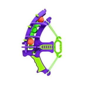Soleio - Juguete Arco Lanzador De Bolas Tiro Al Blanco Morado