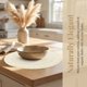 thumbnail image 4 of REGALWOVEN Juego de 6 Manteles Individuales Rústicos con Flecos para Decoración de Mesa de Comedor Interior Exterior Lavable Mantel de Cocina Limpiar con Paño Blanco 15*15in, 4 of 5