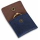 thumbnail image 1 of Estuche para Anillos TheAntiq 5,8 cm Azul Marino de Cuero para Viaje, 1 of 9