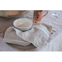 Purolino - Servilletas Rusticas 100% Lino