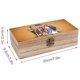 thumbnail image 2 of Los Niños de la Libertad Caja Organizadora de Madera Rústica - Caja Decorativa Multifuncional para Escritorio, Hogar, Oficina, Joyas y Manualidades, 2 of 6