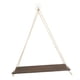 thumbnail image 1 of Cuerda Colgante Estantes Montados En La Pared Planta Maceta Estante Soporte L-Madera Oscura, 1 of 3