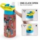 thumbnail image 4 of Mi vida como robot adolescente Botella de Agua con Tapa Pop Top de Un Toque, Acero Inoxidable, a Prueba de Fugas, para Deportes, Botella Infantil azul 12 oz, 4 of 6