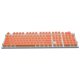 thumbnail image 1 of 108 Teclas De Teclas PBT Pudding Keycaps Para Teclado Mecánico Cherry MX Naranja, 1 of 3