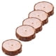 thumbnail image 1 of 5pcs Sin Pintar Rodajas De Madera Natural Chips De Disco De Registro Redondo Para Bricolaje Artesanal 3-4cm, 1 of 5