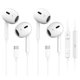 thumbnail image 1 of Auriculares Hightacoo USB‑C con cable – Pack de 2 con micrófono, 1 of 7