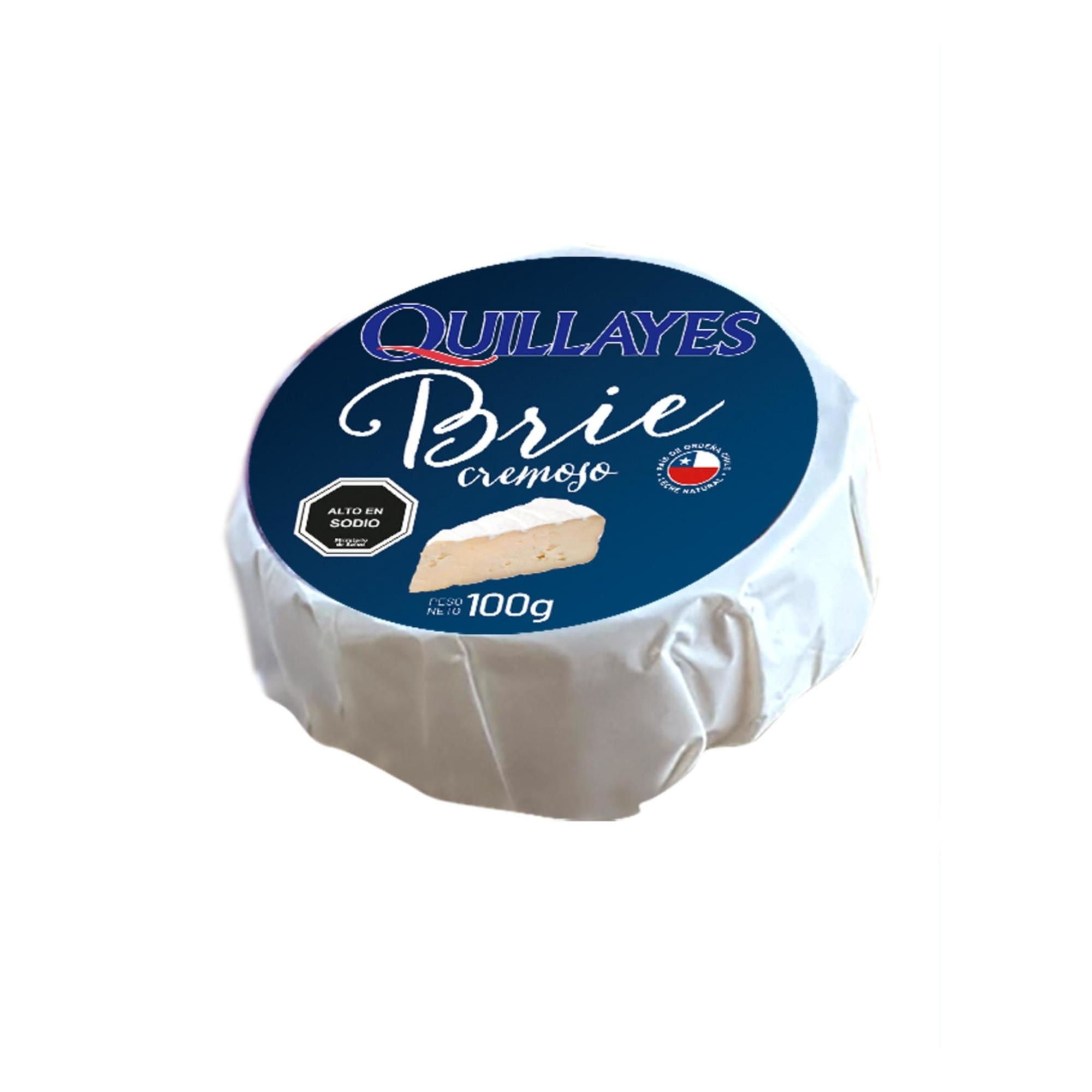 Queso Brie Cremoso Trozo 100 g Quillayes
