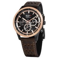 Reloj Westar Activ Chronograph Leather Strap Black Dial Quartz 90265Bpn603 100M Men'S Watch