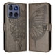 thumbnail image 2 of Funda cartera mariposa para Motorola Edge 60 con soporte y ranuras para tarjetas Gris, 2 of 5