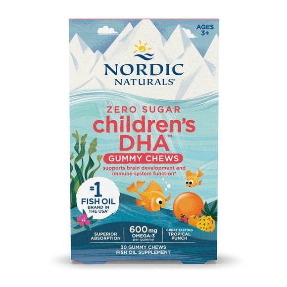 Gomitas Nordic Naturals Dha Tropical Punch 30 Unidades Niños