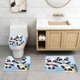 thumbnail image 2 of Juego de Alfombras de Baño Babybus Terciopelo Coral 3 Piezas, 2 of 6