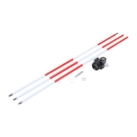 Magideal - Mini Prisma Para Topografía Mini Prisma Para Instrumentos Ads103 Robusto Para Estación Total Herramienta De Topografía De Terrenos Lisos Para Estación Prisma Con Polos