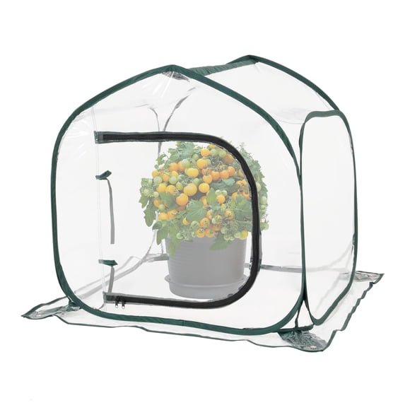 Invernadero Mini Pop‑Up Transparente Portátil y Duradero ToBoom